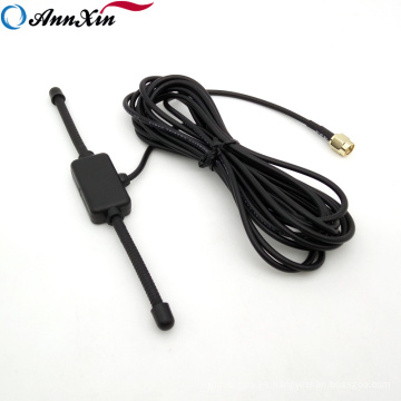 Precio de fábrica Adhesivo que monta la antena de cuerno de la banda ancha 433MHz con el cable masculino del conector RG174 de SMA